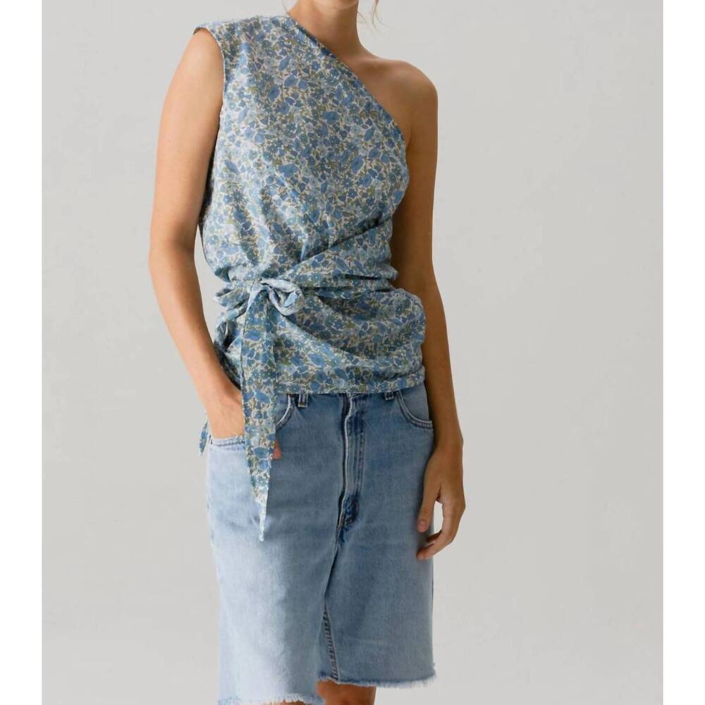 NEW CISSA grecian tank top in somerset floral